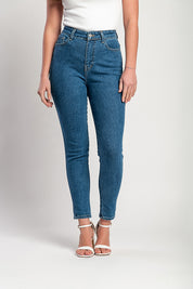 10K Super pružné skinny džíny s vysokým pasem