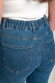 10K Super pružné skinny džíny s vysokým pasem