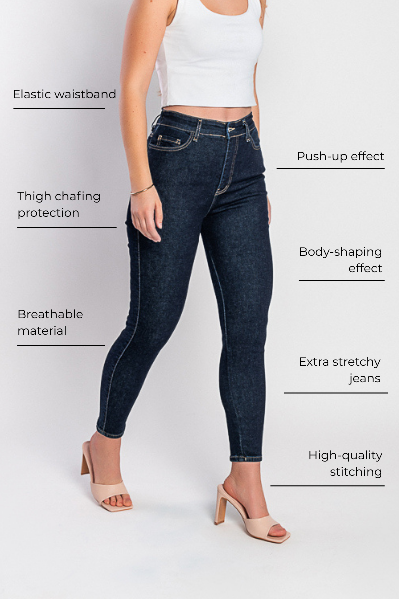 10K Super stretch high waist skinny jeans