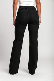 20K Super stretch high waist flare jeans full lenght