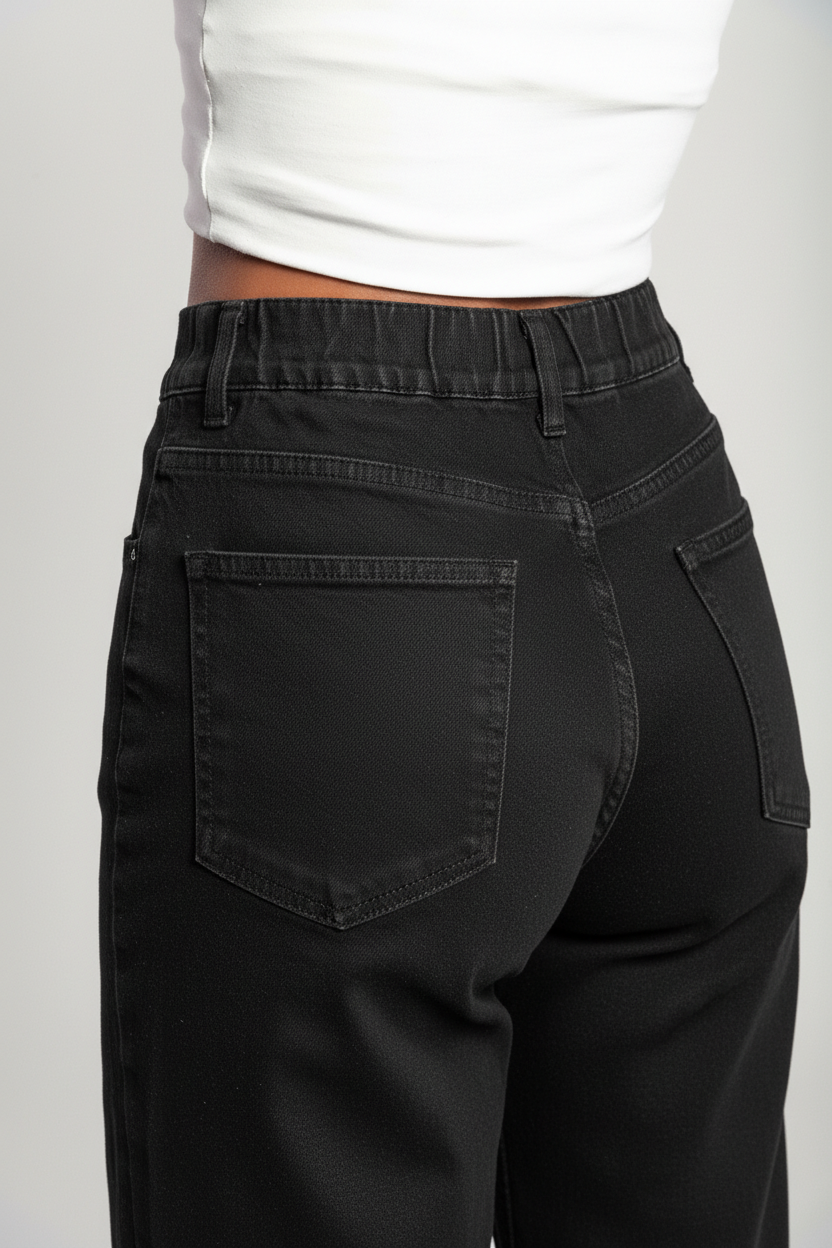 30K Super stretch high waist wide leg jeans