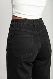 30K Super stretch high waist wide leg jeans