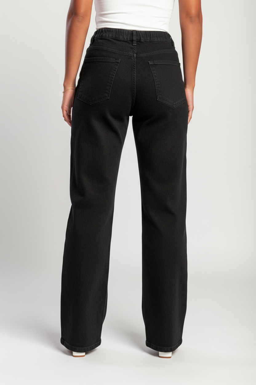 30K Super stretch high waist wide leg jeans