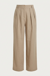 50K High waist Full length Linen pants
