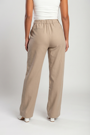 50K High waist Full length Linen pants