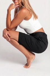 70K High waist Cotton Bermuda Shorts