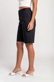 70K High waist Cotton Bermuda Shorts