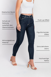 10K Super-Stretch High-Waist Skinny Jeans